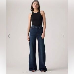 Levi's Dark Blue Flare Jeans